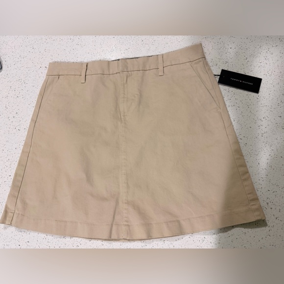 Tommy Hilfiger Tan Mini Skirt - Picture 2 of 2